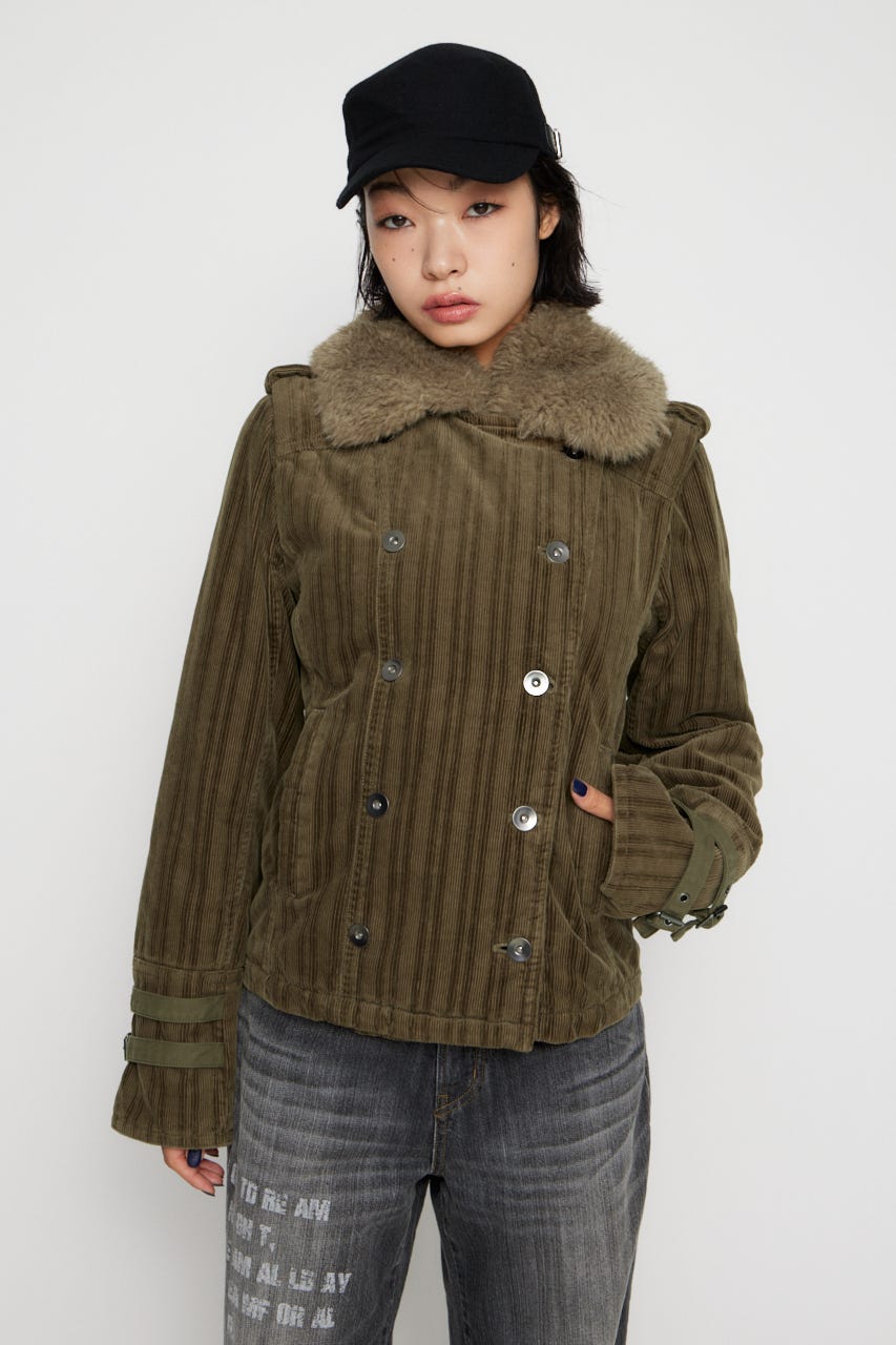 LAGUA GEM | CORDUROY BOA ジャケット (コート ) |SHEL'TTER WEBSTORE