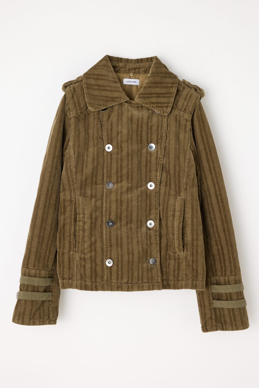 【ooamiiioo】RIDGE POCKET BOA COAT グレーM WILMOT Mens Single Breasted Trench Coat Winter Pea Coat