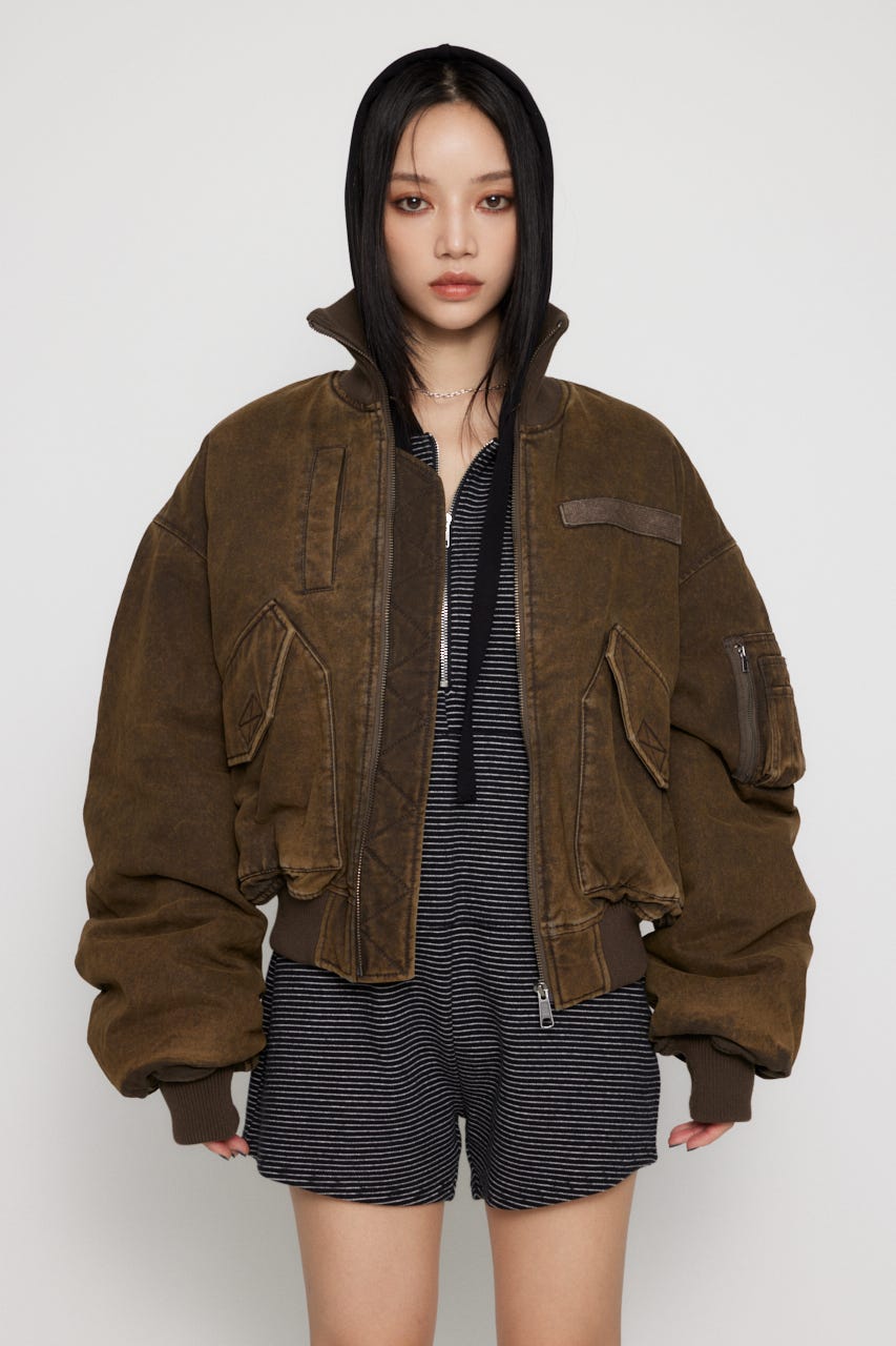 LAGUA GEM | BIG POCKET COTTON MA-1 (ブルゾン ) |SHEL'TTER