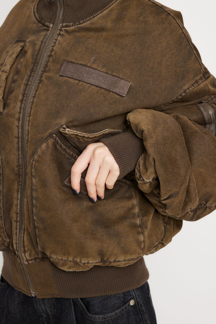 LAGUA GEM | BIG POCKET COTTON MA-1 (ブルゾン ) |SHEL'TTER