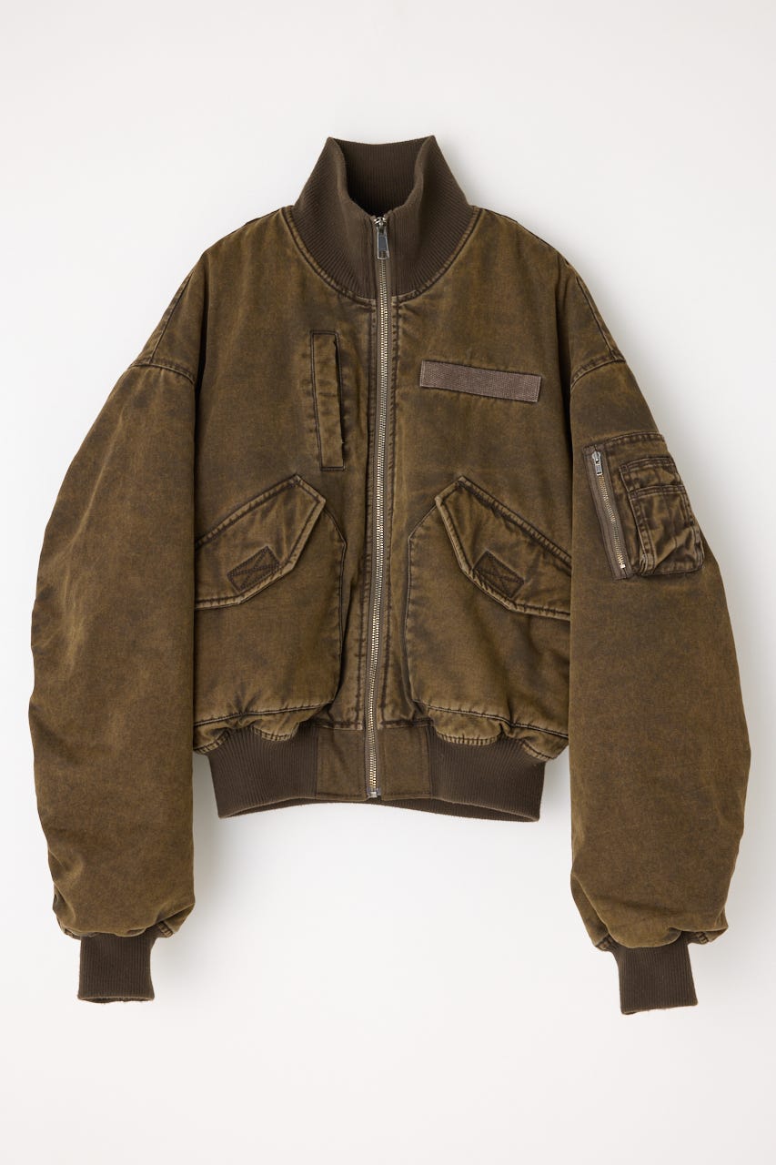 BIG POCKET COTTON MA-1 BRN FREE