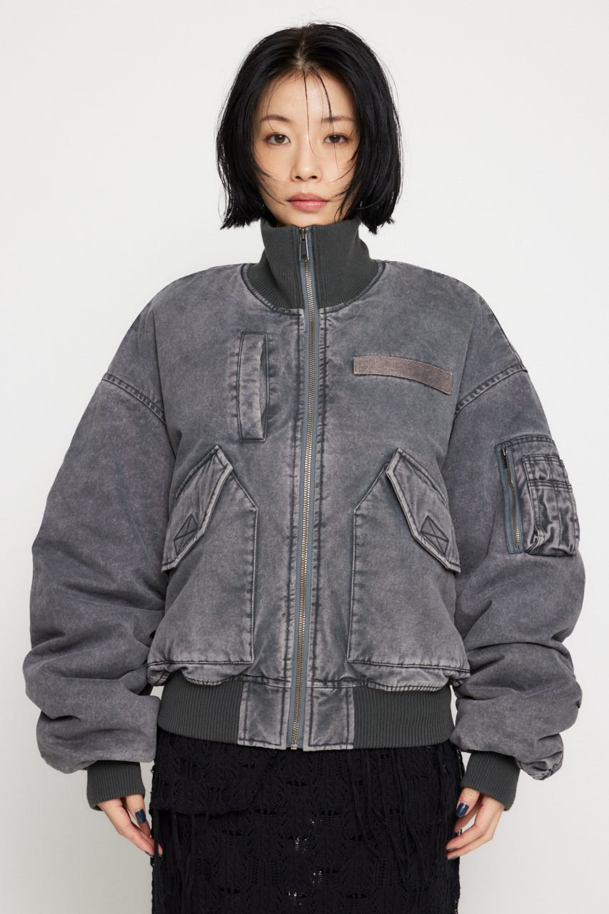 LAGUA GEM | BIG POCKET COTTON MA-1 (ブルゾン ) |SHEL'TTER
