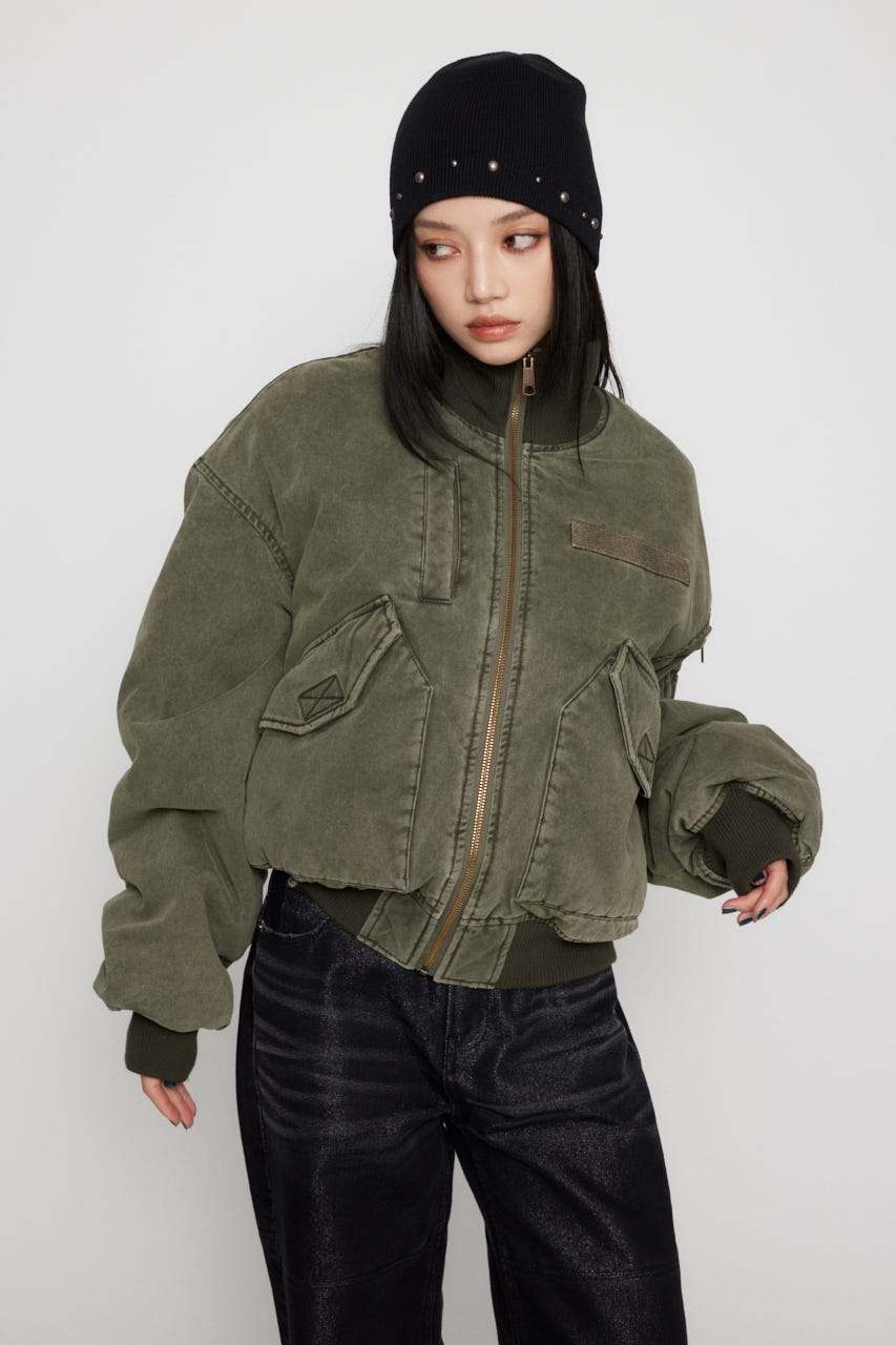LAGUA GEM | BIG POCKET COTTON MA-1 (ブルゾン ) |SHEL'TTER