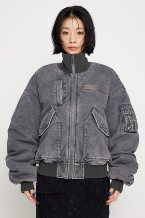 LAGUA GEM CHUNKY POCKET ダウンジャケット LAGUA GEM | BIG POCKET OVER MA-1 (ブルゾン ) |SHEL'TTER WEBSTORE