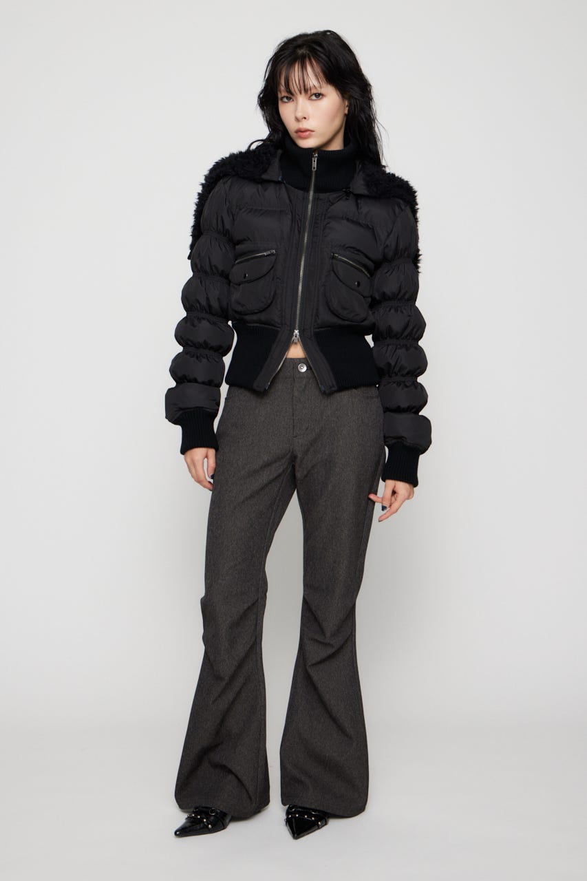 ラグアジェム　ブルゾン LAGUA GEM | HOODIE ZIP STITCH ブルゾン (コート ) |SHEL'TTER