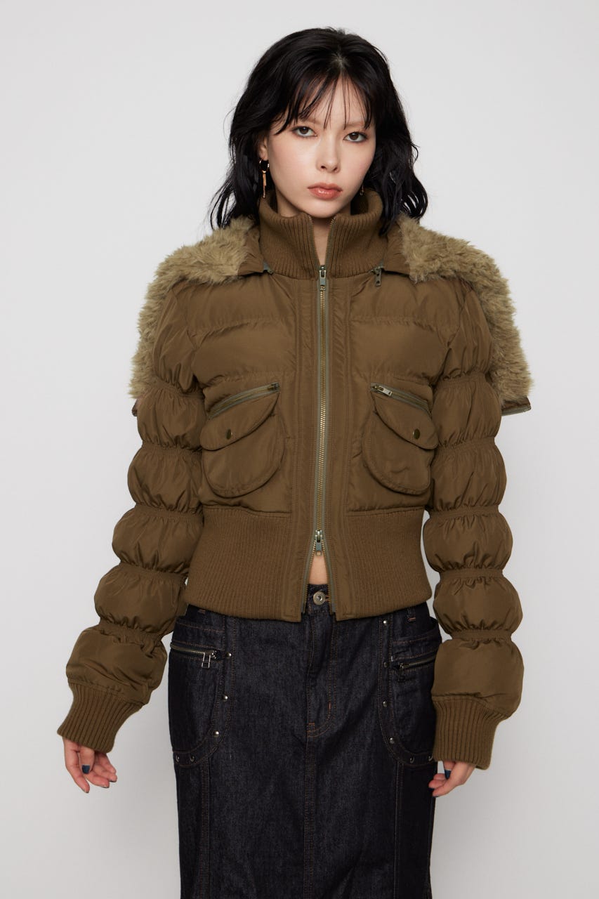 ジャケット・アウター laguagem LAGUA GEM | 【WEB限定】SEIRA×LAGUA VOLUME FAUX ファー