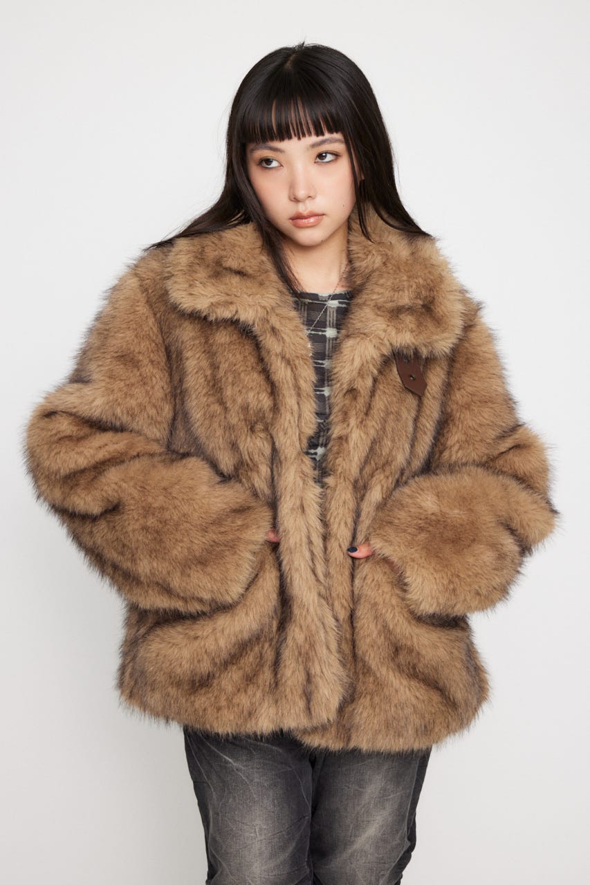 lagua gem ファーコート　Mサイズ LAGUA GEM | FAUX ファーコート (コート ) |SHEL'TTER WEBSTORE