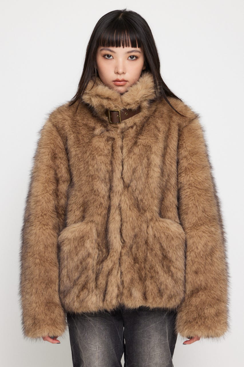 lagua gem ファーコート　Mサイズ LAGUA GEM | FAUX ファーコート (コート ) |SHEL'TTER WEBSTORE