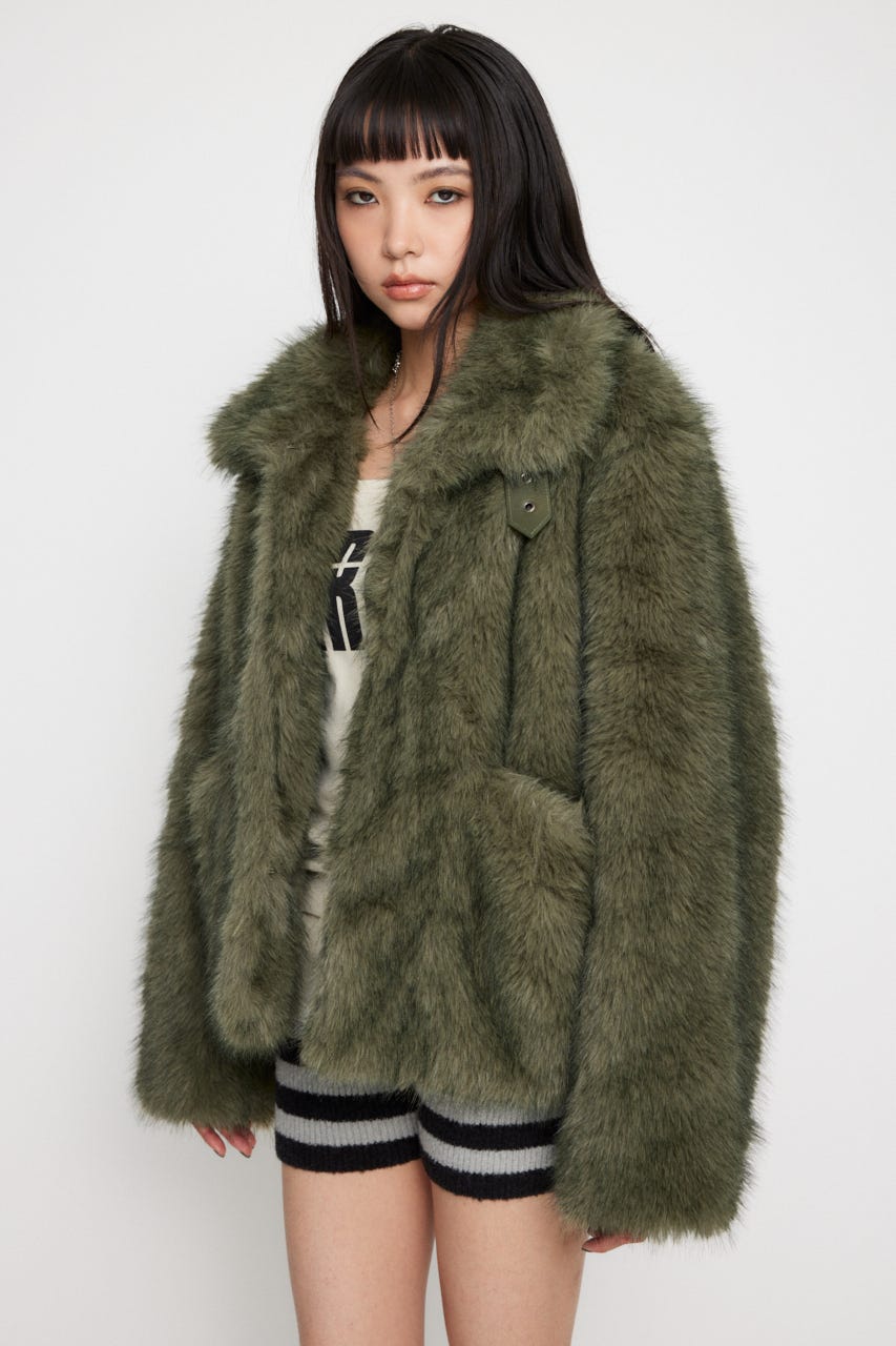 lagagem FAUX ファーコートSサイズ LAGUA GEM | FAUX ファーコート (コート ) |SHEL'TTER WEBSTORE