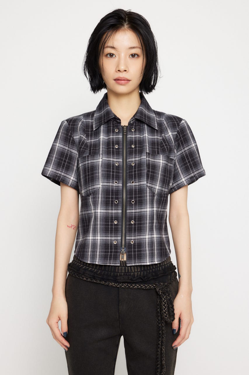 【新品】値下中　ラグアジェム　チェックlaguagem LAGUA GEM | 2WAY COMPACT CHECK シャツ (シャツ・ブラウス