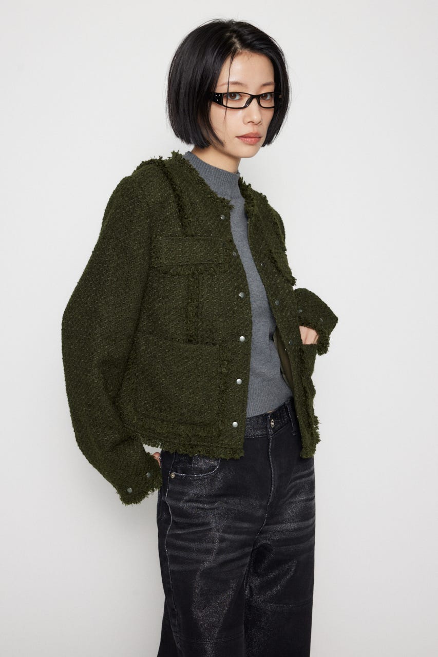 LAGUA GEM | COMPACT TWEED ジャケット (ジャケット ) |SHEL