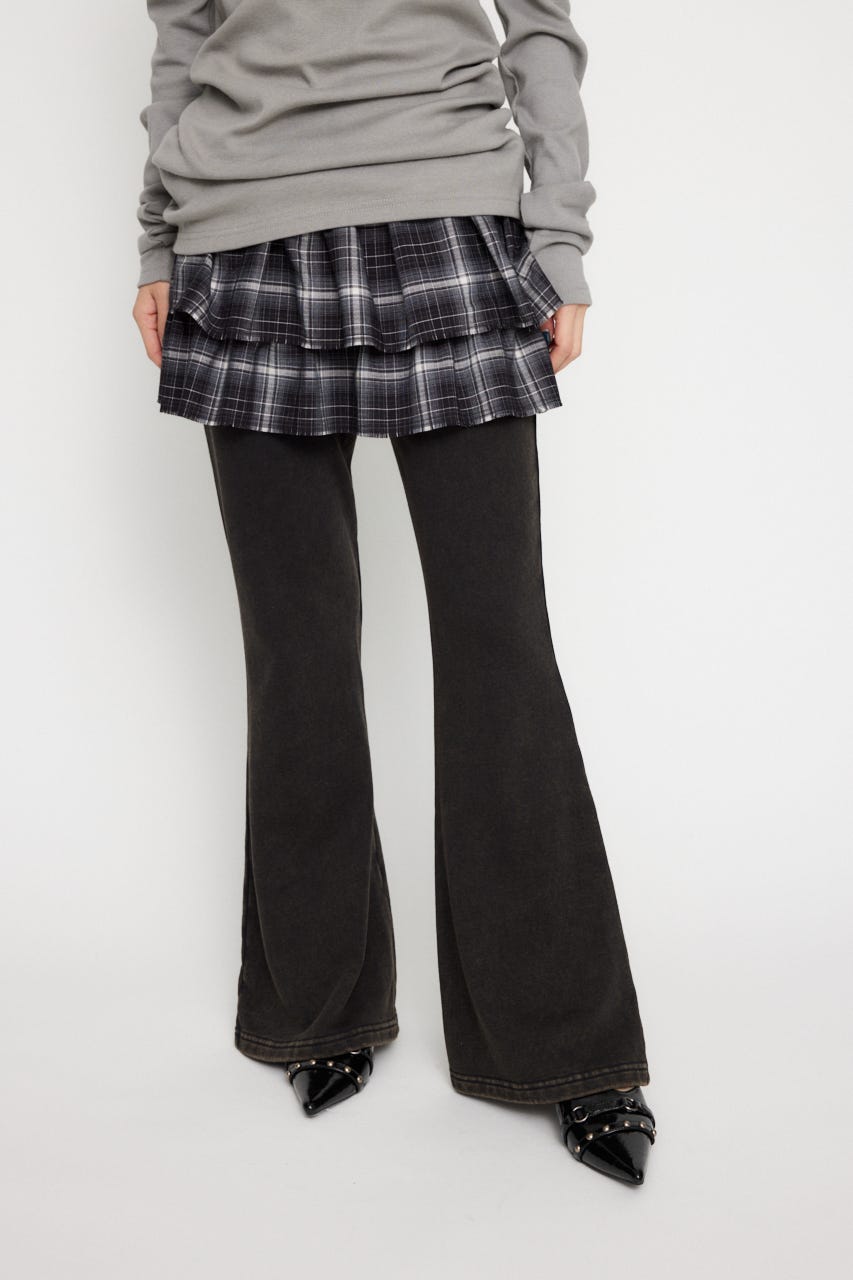 LAGUA GEM | CHECK FRILL スカート (スカート(ミニ) ) |SHEL