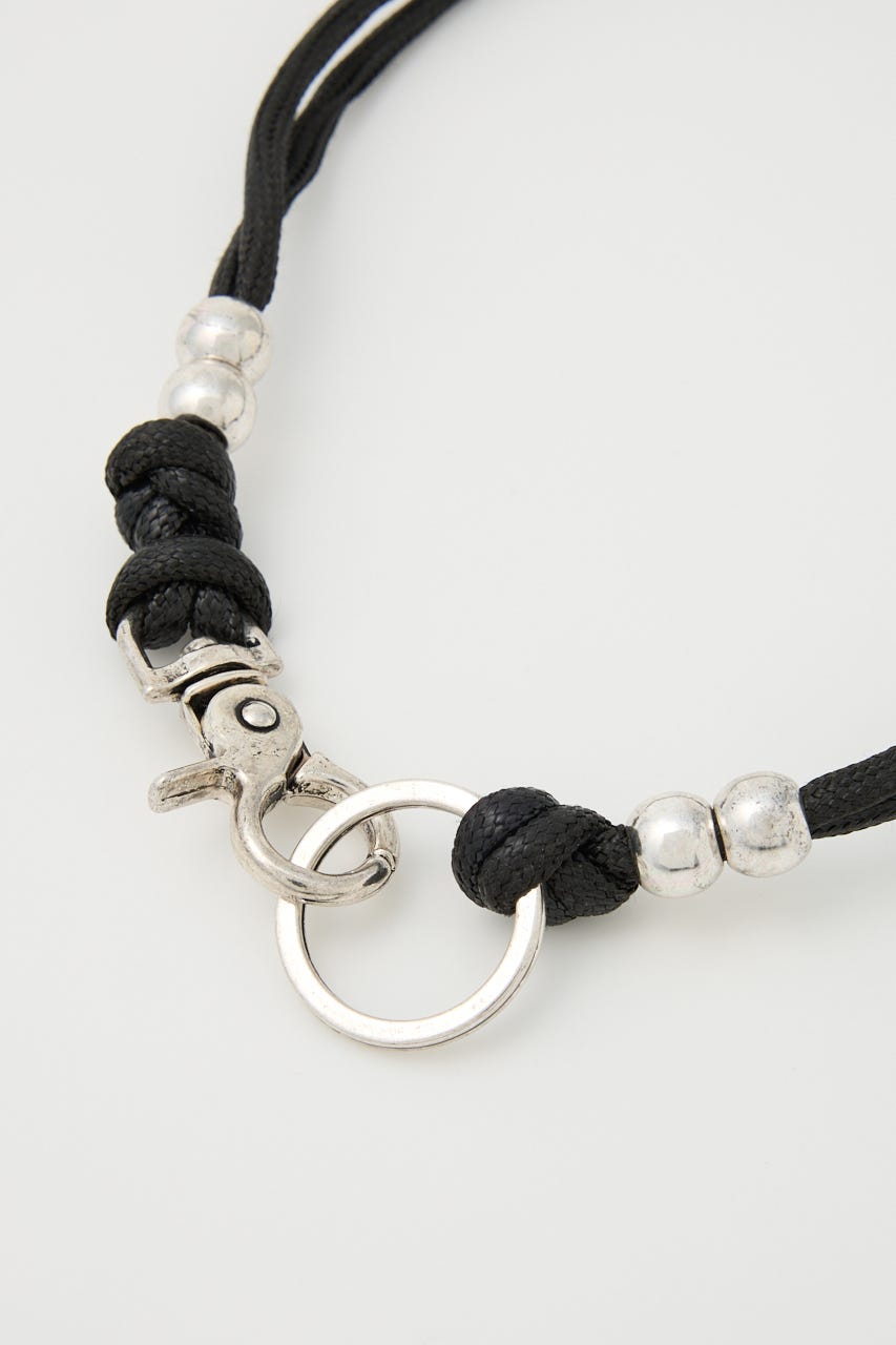ROPE CLIP ネックレス BLK FREE