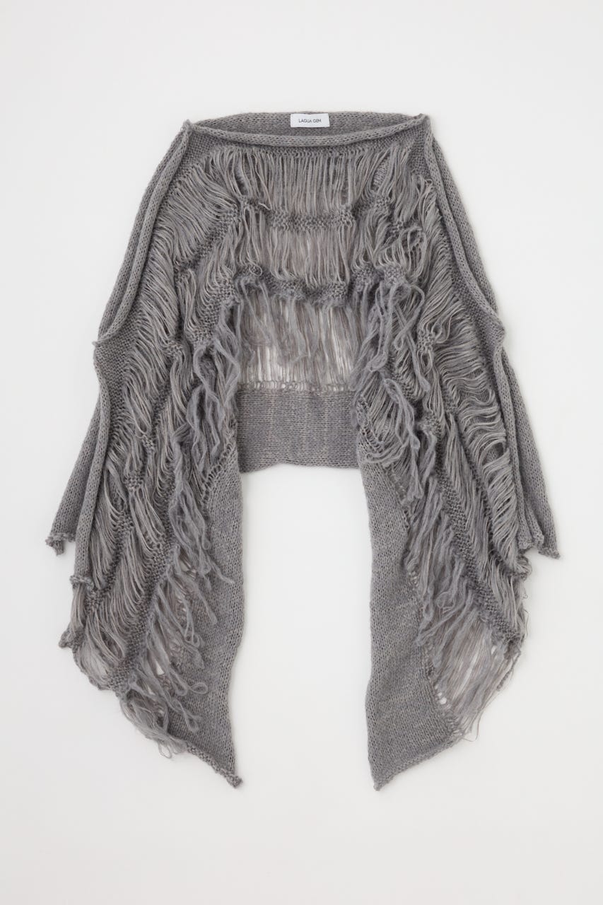 LAGUA GEM | CRASH KNIT ストール (ストール・マフラー ) |SHEL
