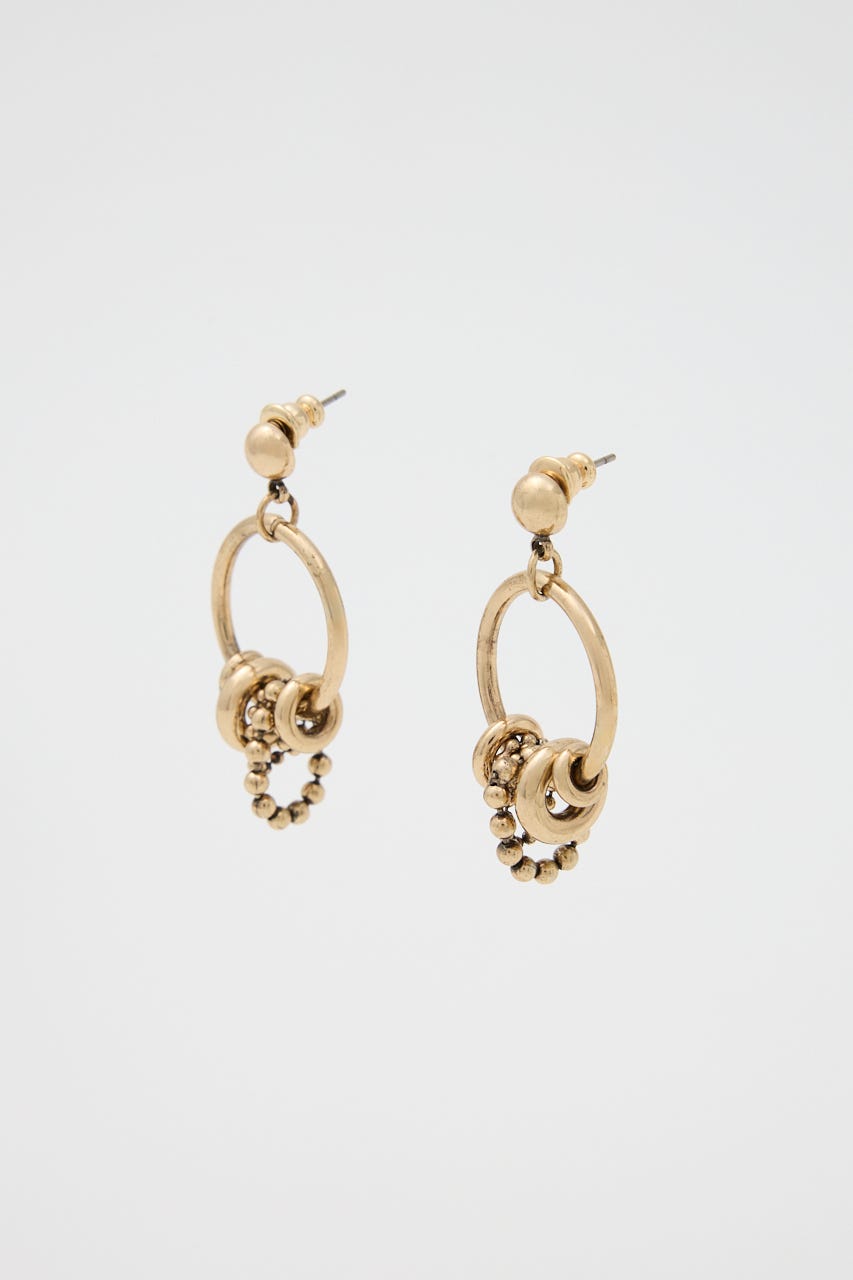 VARIOUS RING ピアス GLD FREE