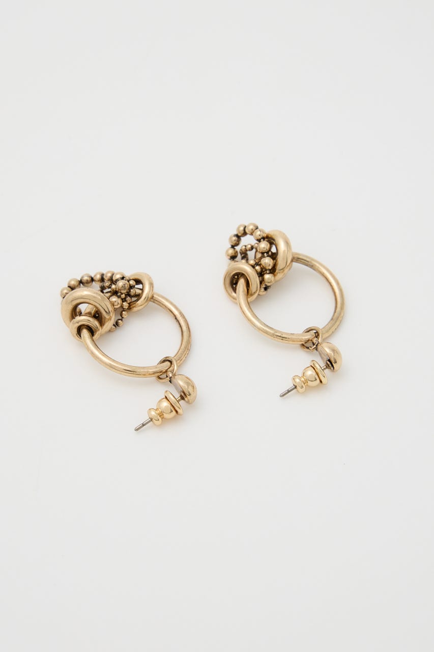 VARIOUS RING ピアス GLD FREE