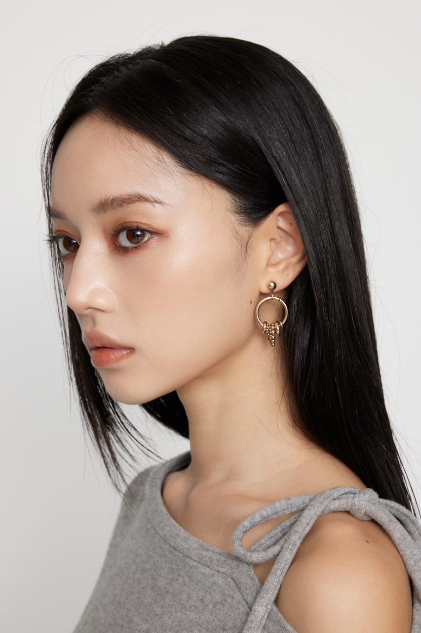 VARIOUS RING ピアス GLD FREE