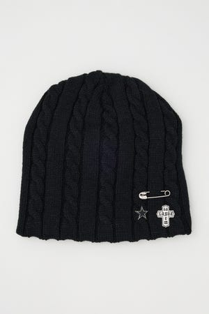 帽子 lpdgem LAGUA GEM | BROOCH POINT KNIT キャップ (帽子 ) |SHEL'TTER