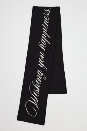 LETTRING KNIT ストール