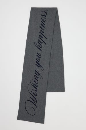 LETTRING KNIT ストール