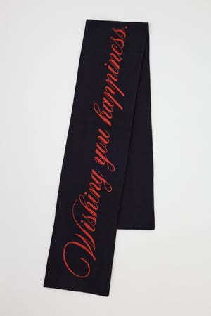 LETTRING KNIT ストール