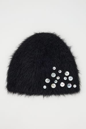 SHELL LIKE BUTTON ビーニー