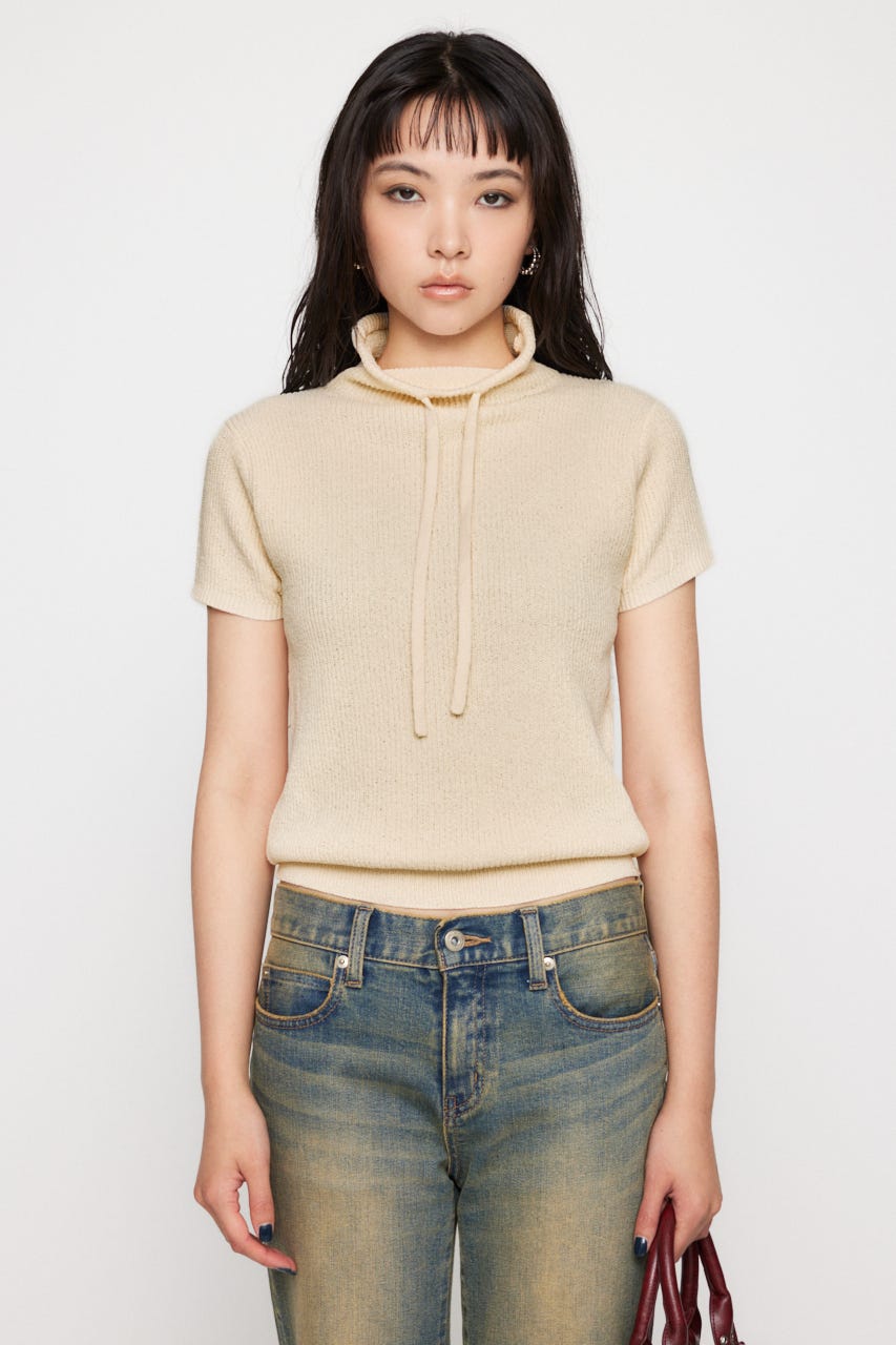 LAGUA GEM | HIGH NECK STRING ニット (ニット ) |SHEL'TTER