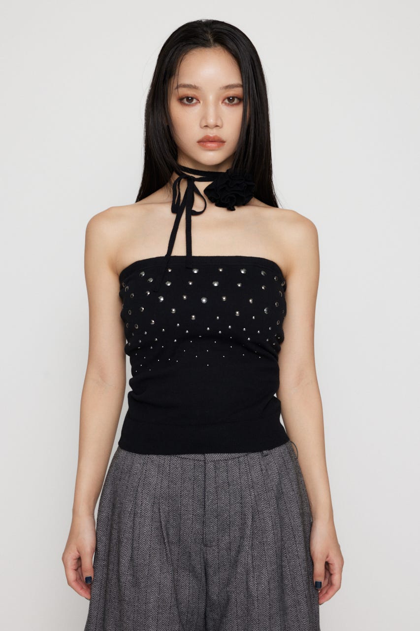 LAGUA GEM STUDS カップベアトップ LAGUA GEM | STUDS カップベアトップ (ベアトップ ) |SHEL'TTER