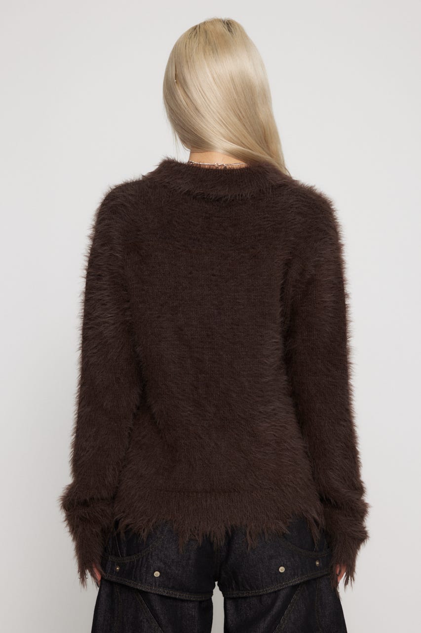 NO COFFEE x ICE EROSION RANGEAS ラバーチャーム LAGUA GEM | CRASH POINT SHAGGY ニット (ニット ) |SHEL'TTER