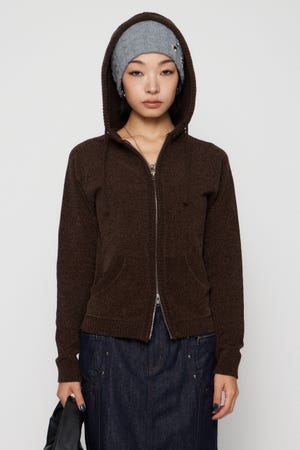 POCKET RIB ZIP フーディ