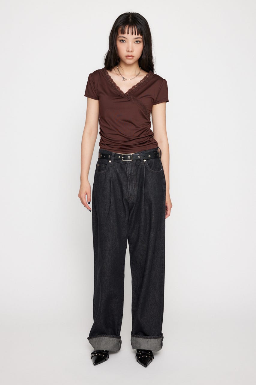 トップス tamago LAGUA GEM | EDGE LACE COMPACT トップス (Tシャツ・カットソー