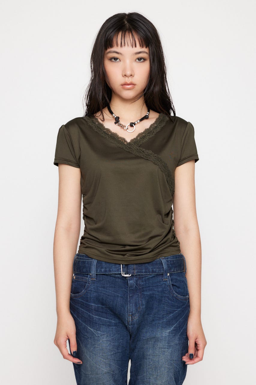 トップス TAMA LAGUA GEM | EDGE LACE COMPACT トップス (Tシャツ・カットソー