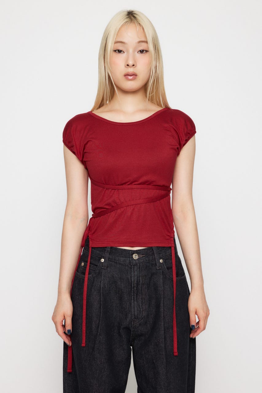 ラヴィ様 LAGUA GEM | RIBBON DROP トップス (Tシャツ・カットソー(半袖