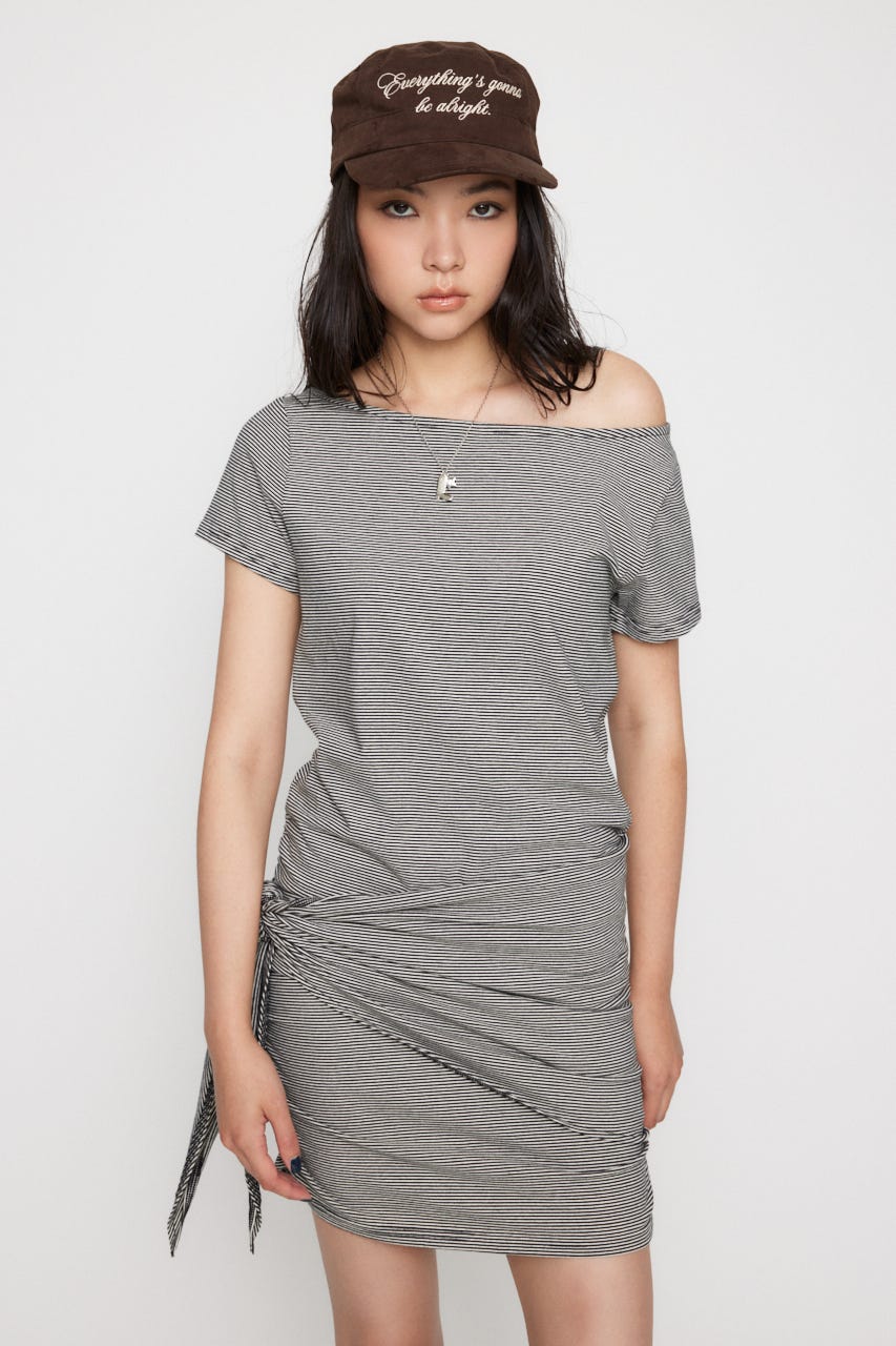 【美品】TRALALA＊ミニワンピ SLY | BELTED CUT OUT ショートワンピース (ワンピース(ミニ