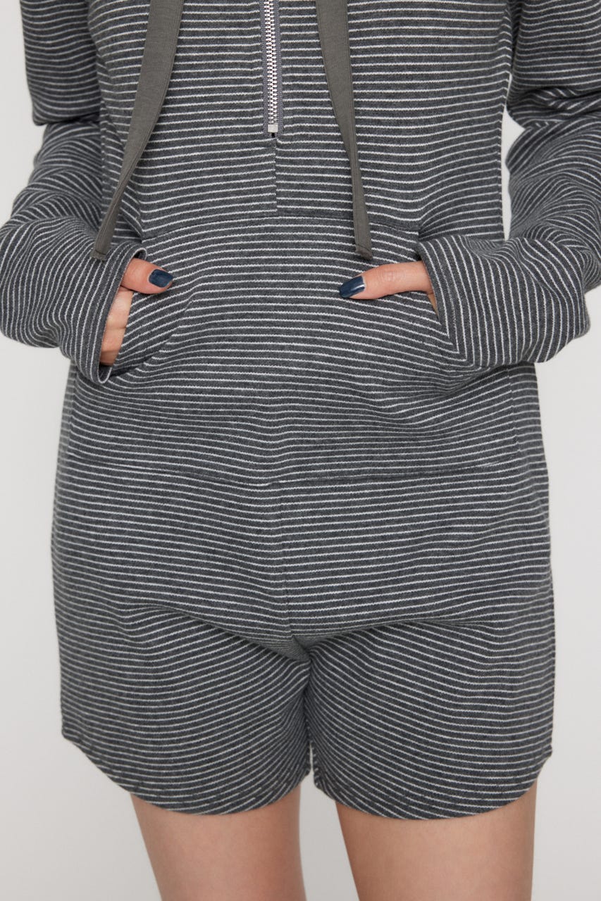 BORDER HOODIE ロンパース laguagem Mサイズ LAGUA GEM | BORDER HOODIE ロンパース (ワンピース(ミニ