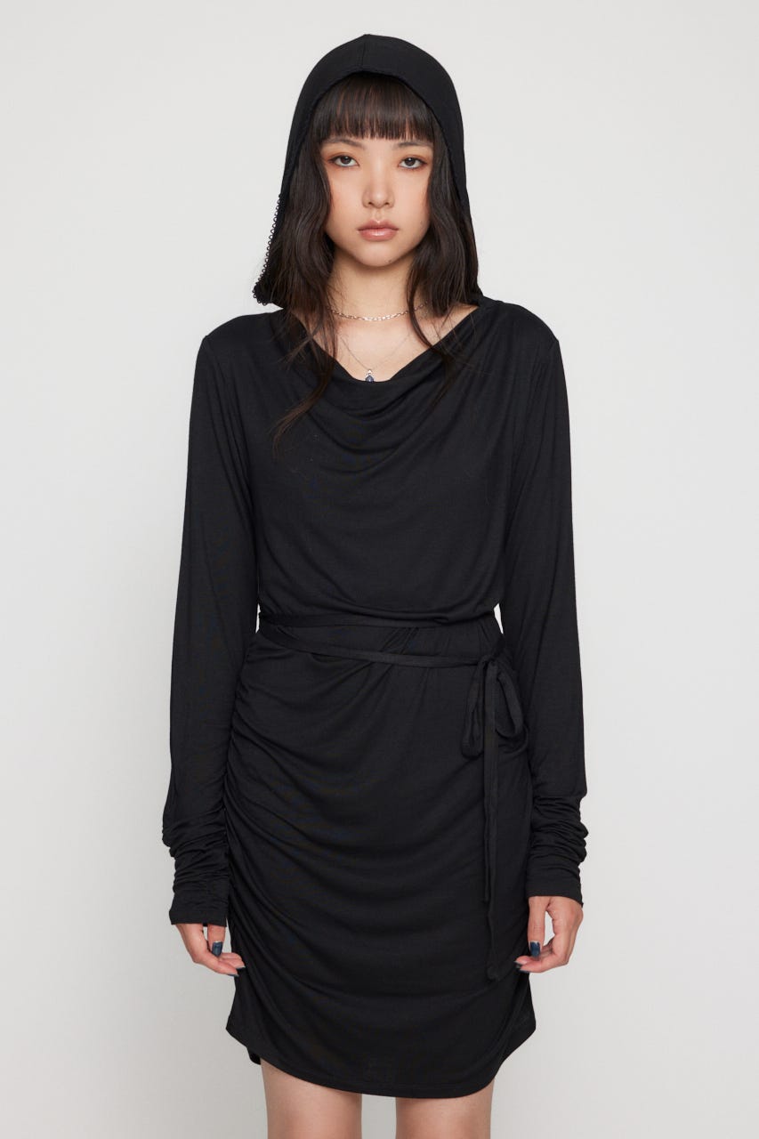 ワンピース mogera rienda | MA-1オフショルミニフレアワンピース (ワンピース(ミニ