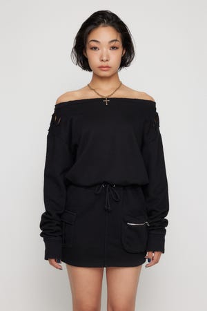 CRASH POINT スウェットワンピース