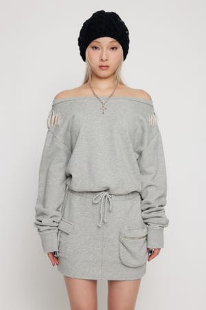 CRASH POINT スウェットワンピース