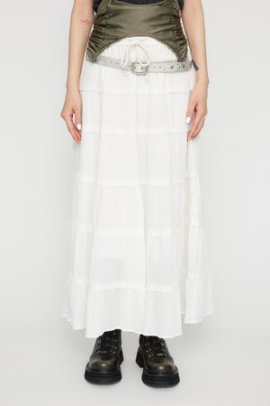 AMBIDEX Store △wool mood ボックスプリーツ スカート(F グレー