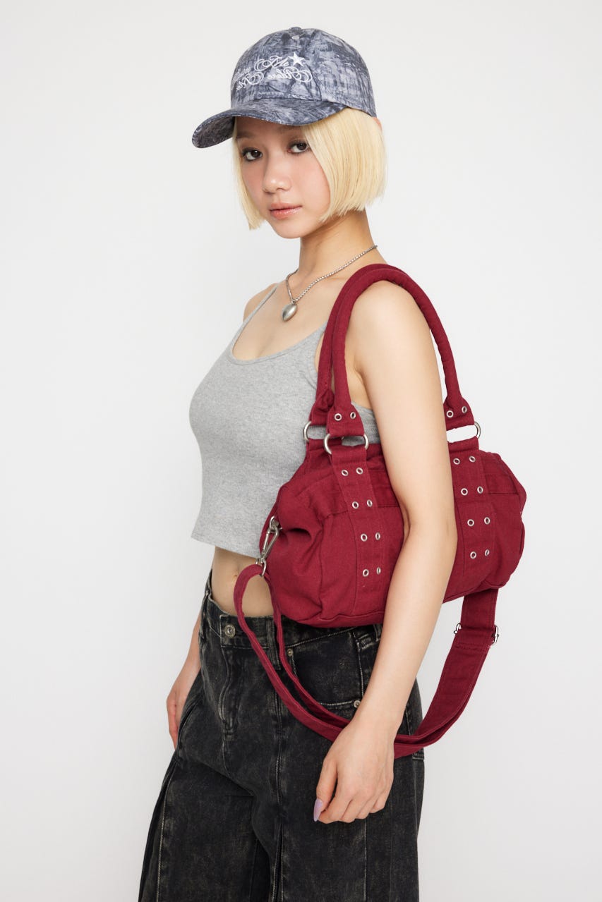 LAGUA GEM COTTON EYELET BOSTON バッグ LAGUA GEM | COTTON EYELET BOSTON バッグ (すべて ) |SHEL'TTER