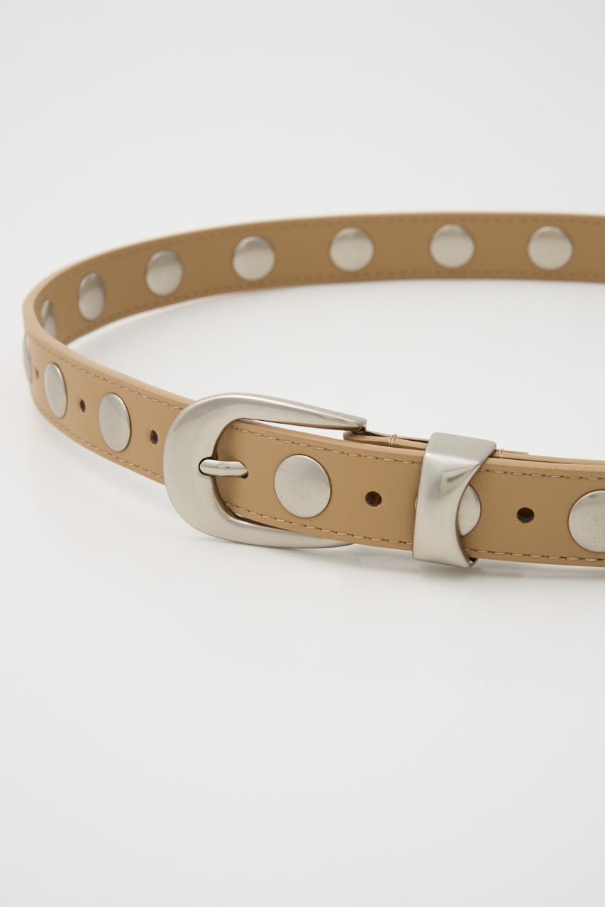LAGUA GEM STUDS BELT FLARE 25インチ LAGUA GEM | STUDS BELT FLARE デニム (ストレート ) |SHEL'TTER