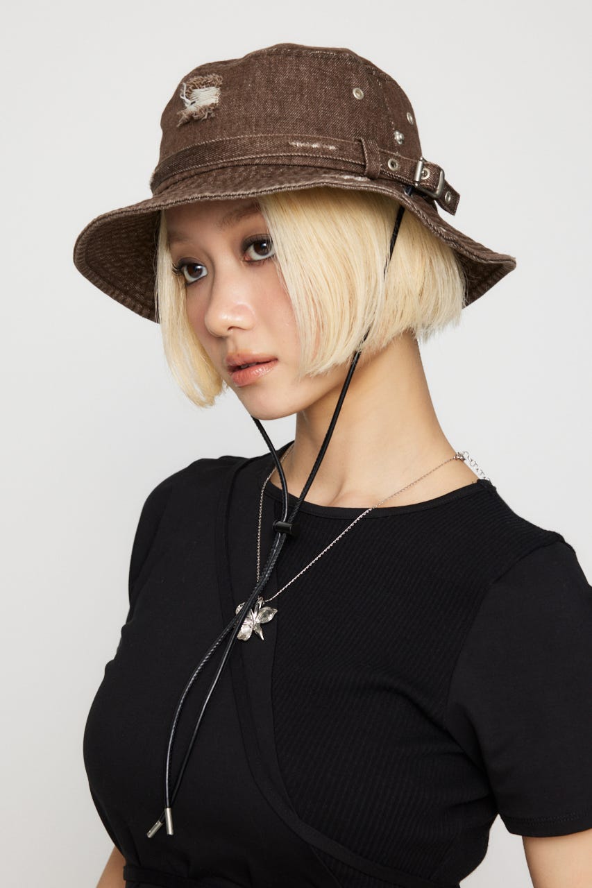 完売品 LAGUA GEM BRIM FOLDED ハット LAGUA GEM（ラグアジェム）の「BRIM FOLDED ハット（ハット
