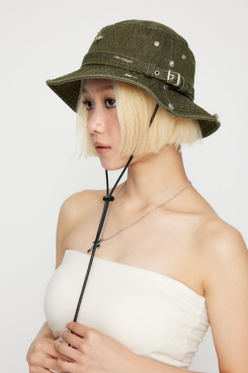 LAGUA GEM | WASH VINTAGE SAFARI ハット (帽子 ) |SHEL'TTER