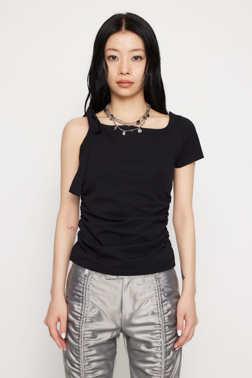 LAGUA GEM | HALF RIBON CUT トップス (Tシャツ・カットソー