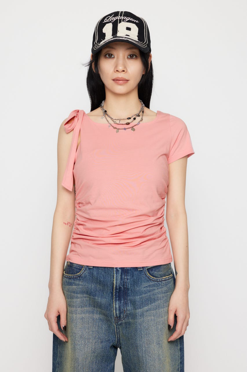 LAGUA GEM | HALF RIBON CUT トップス (Tシャツ・カットソー