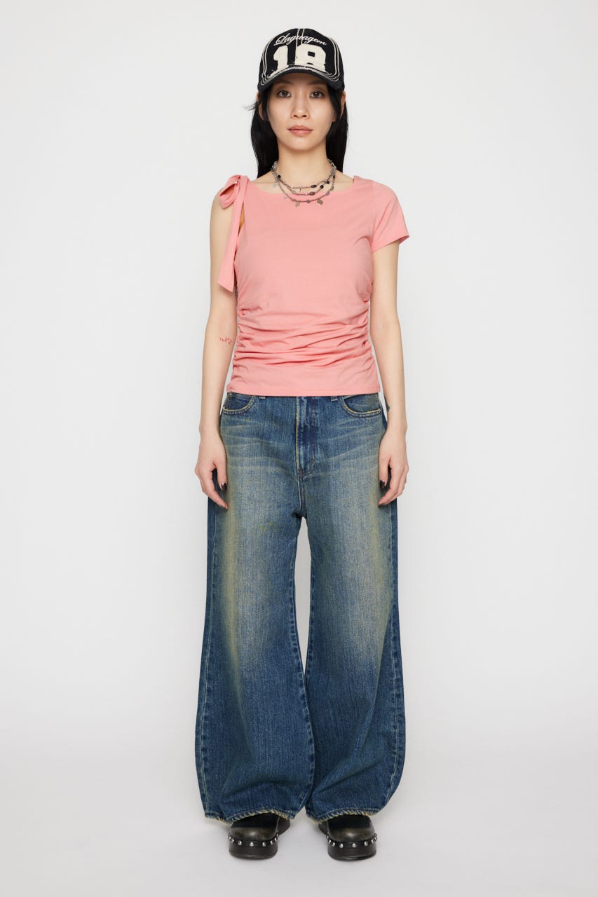 LAGUA GEM | HALF RIBON CUT トップス (Tシャツ・カットソー