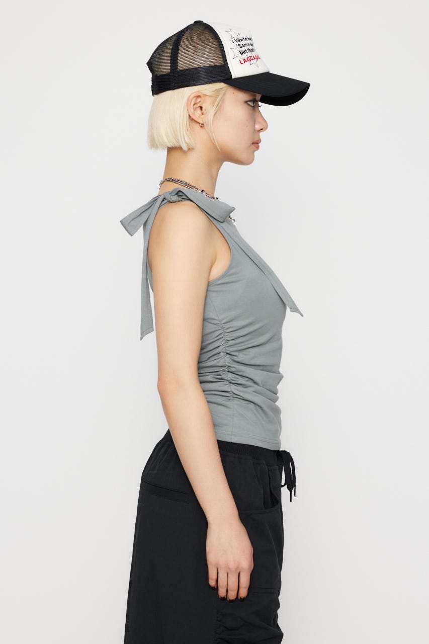LAGUA GEM | HALF RIBON CUT トップス (Tシャツ・カットソー