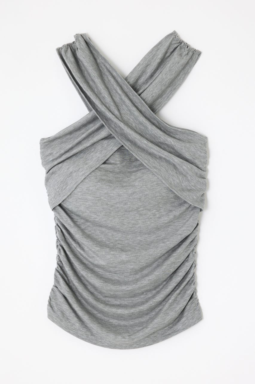 LAGUA GEM | SHIRRING MANYWAY ベアトップ (ベアトップ ) |SHEL