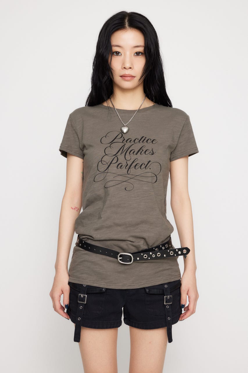 LAGUA GEM | MESSAGE SLAB チュニック (Tシャツ・カットソー
