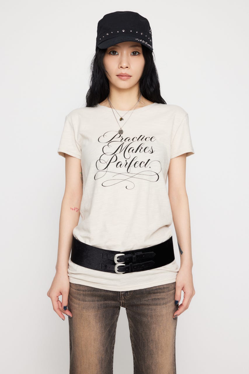 LAGUA GEM | MESSAGE SLAB チュニック (Tシャツ・カットソー
